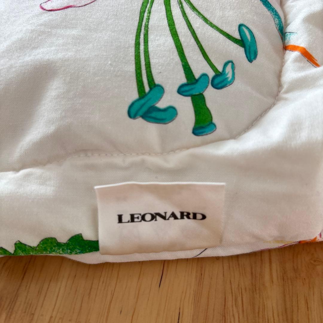 LEONARD 花柄 ダウンベストLL