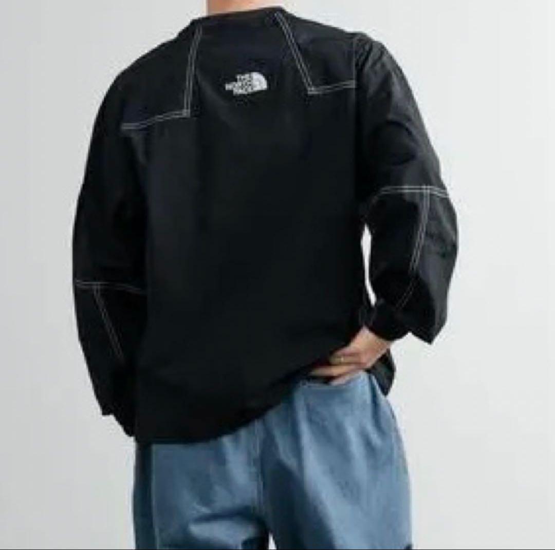 韓国限定 ノースフェイス ホワイトレーベル アルバニークルーネック M ブラック