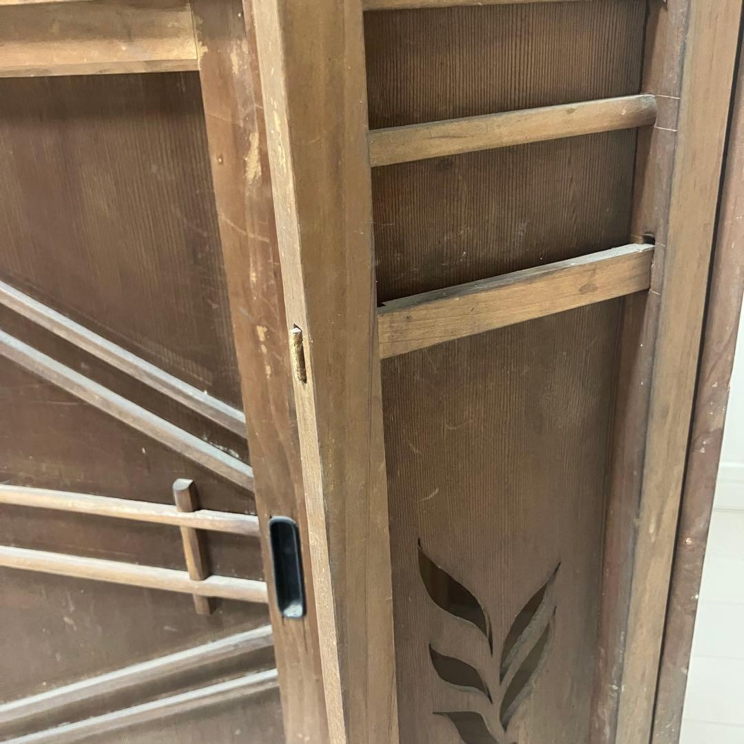 木製　水屋　茶箪笥　大正　昭和　レトロ