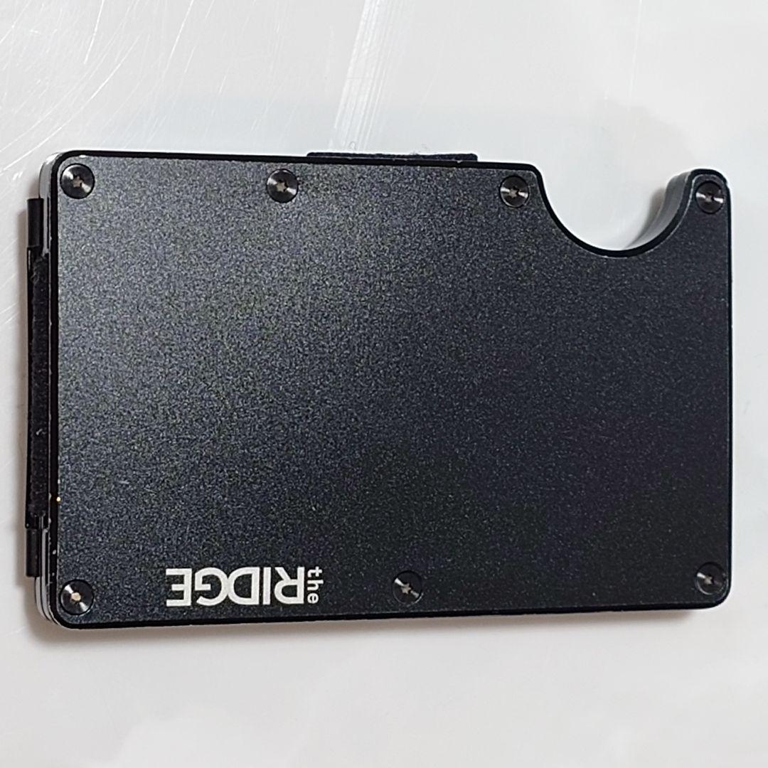 the RIDGE ブラック マネークリップ　中古