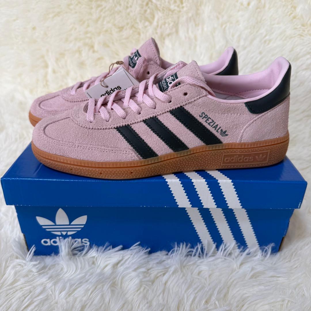 【新品】アディダス HANDBALL SPEZIAL クリアピンク23cm