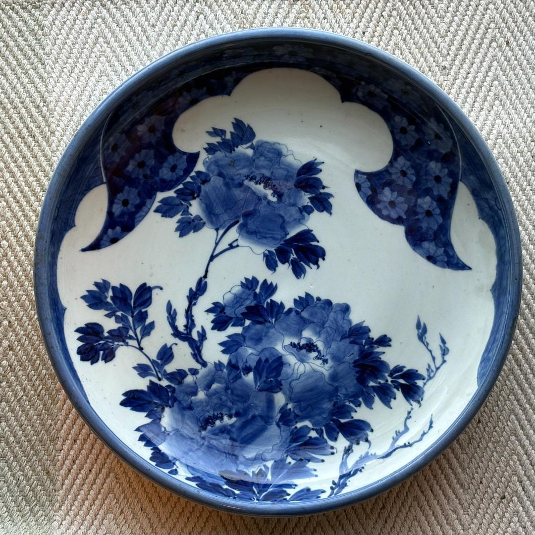 染付大皿　直径40.5センチ