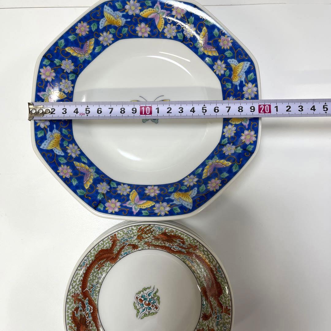 大昭和龍峰製　中華皿　セット　昭和レトロ　ビンテージ　5種類×5個＝25点セット