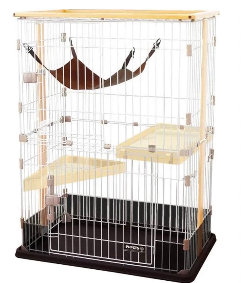 コジマ　ウッドワンサークル キャット 2段 KJセット　猫ケージ　おまけ多数