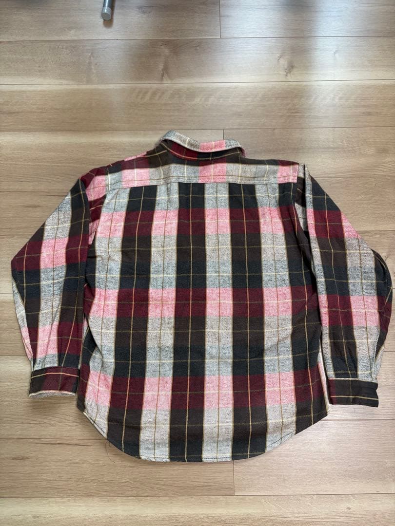 70s FIVE BROTHER ネルシャツ USA製 XL レアカラー