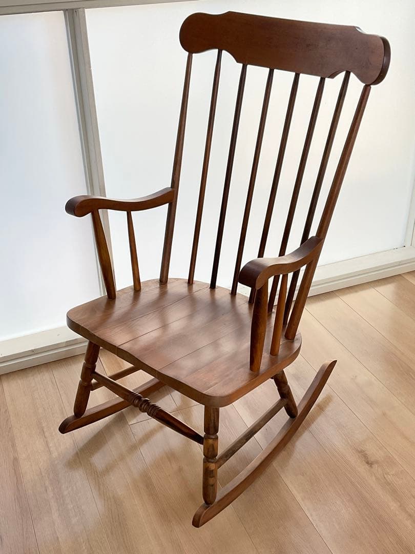 ロッキングチェア　アームチェア　揺り椅子　古家具　アンティーク家具