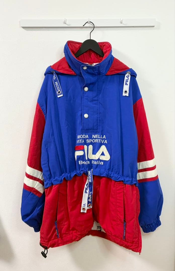 90s FILA フィラ　ヴィンテージ　スノボウェア　スキーウェア　LL 大きめ
