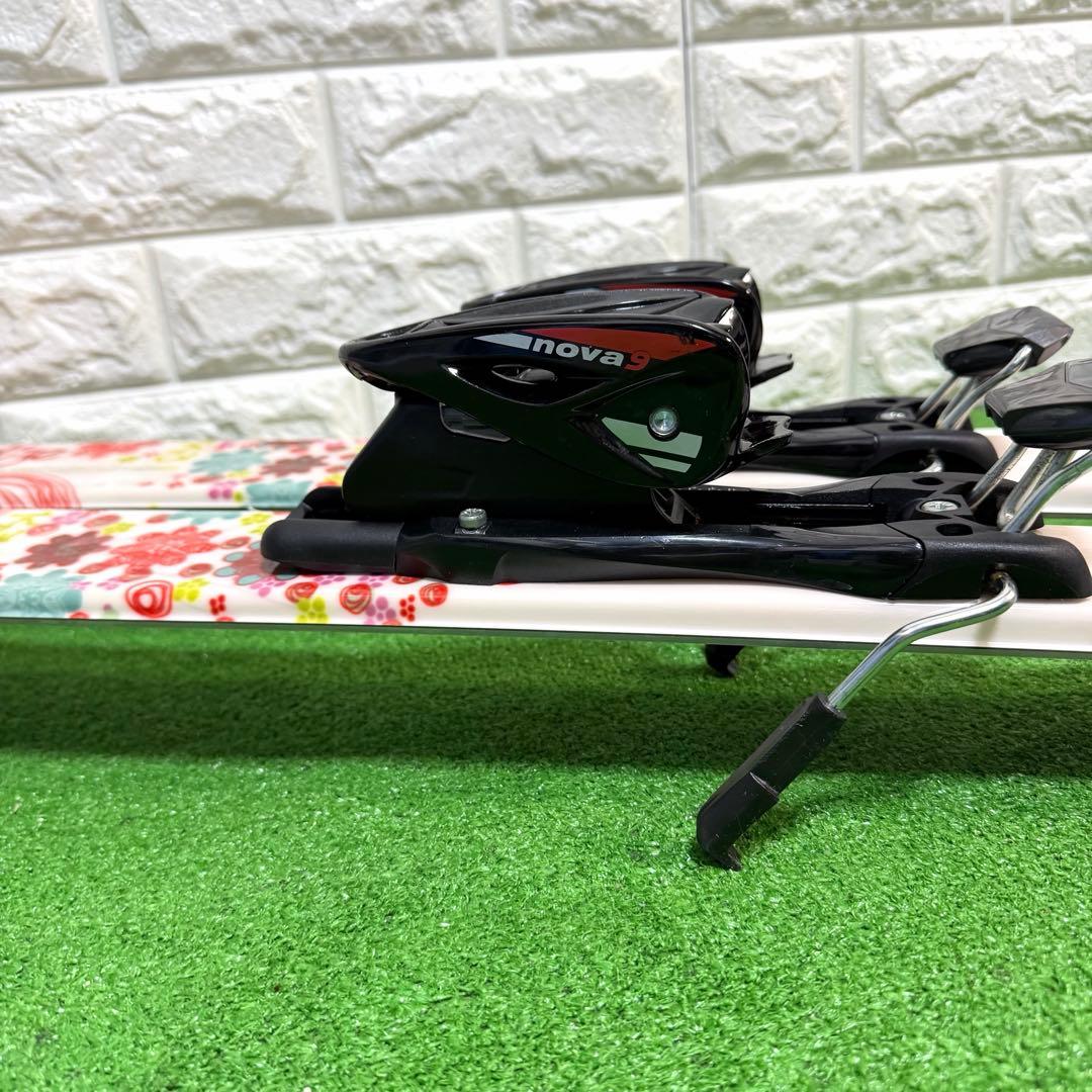 美品　スキー板　レディース　143 ステッキ　ケース付き　すぐ使える　良好