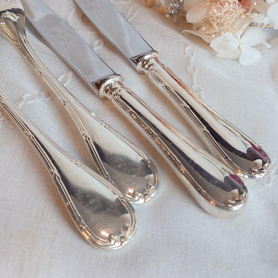 クリストフル　シルバー　カトラリーセット 4点　リュバン