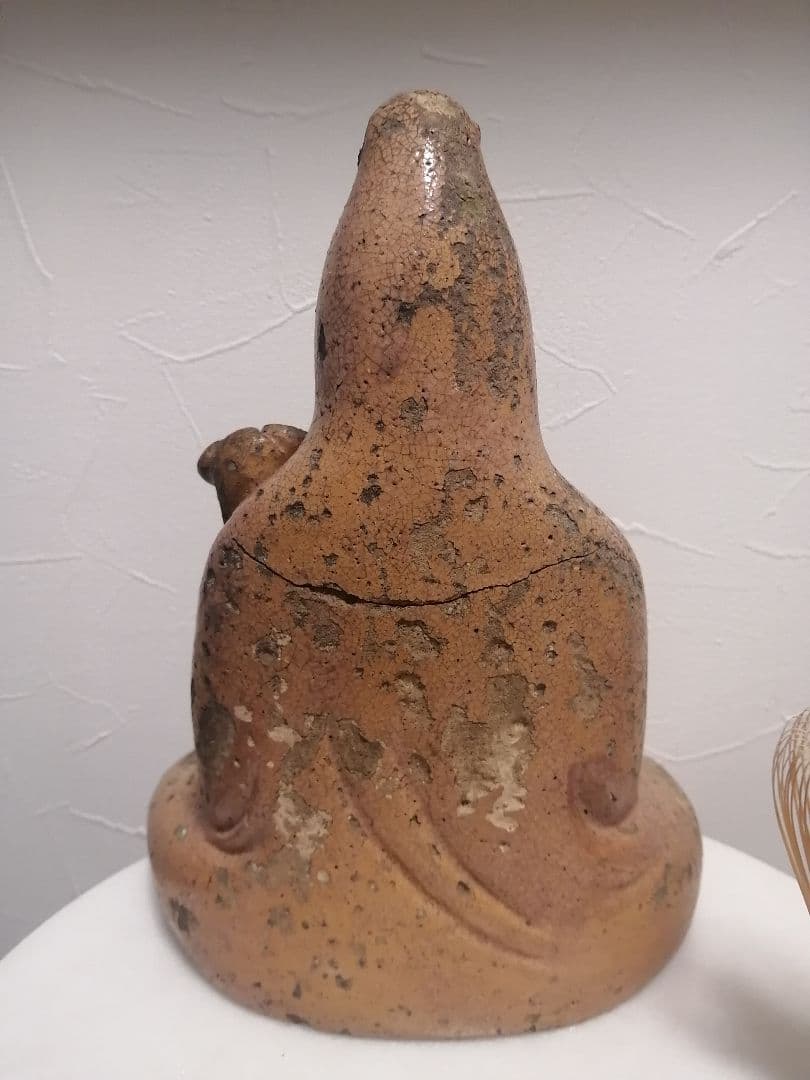 骨董品 古陶 聖観音菩薩 座像