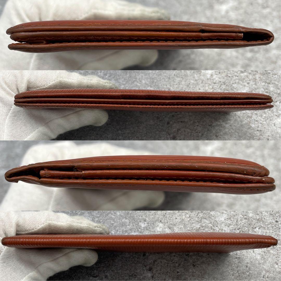 【美品】ルイヴィトン エピ 長財布 茶色 ブラウン レザー