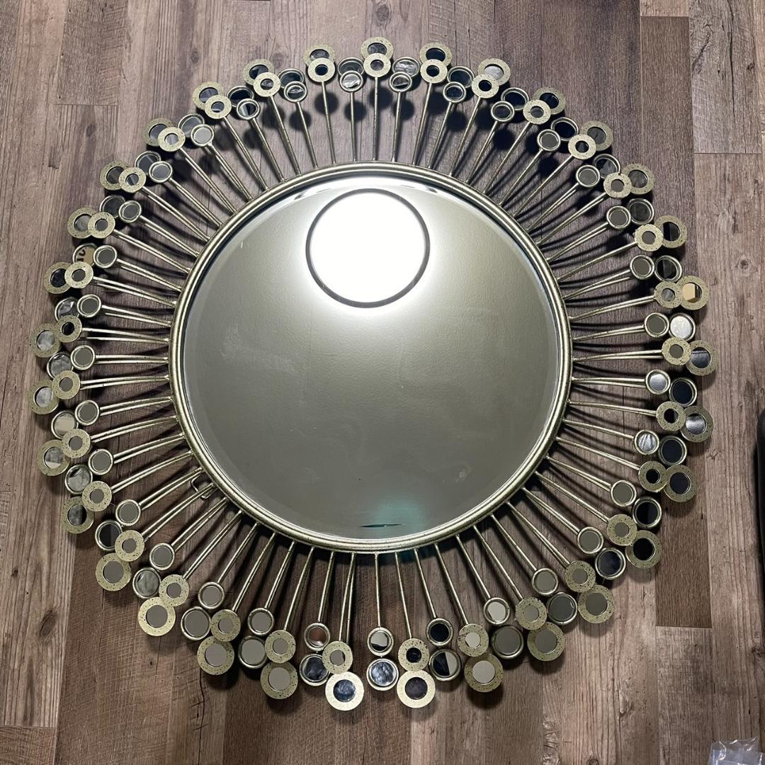 SP127/　約97cm 特大　鏡　ミラー　壁掛け　店舗　手渡し可　茨城龍ヶ崎市