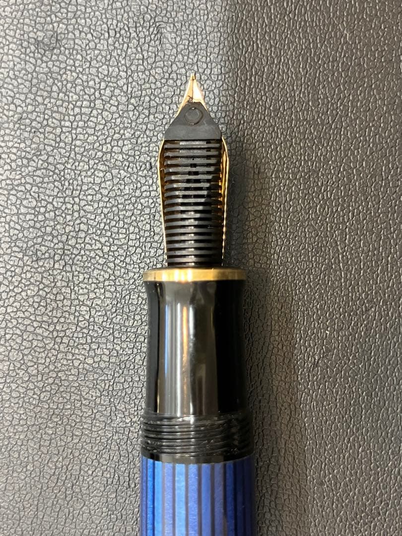 Pelikan 青黒万年筆 保証書付き