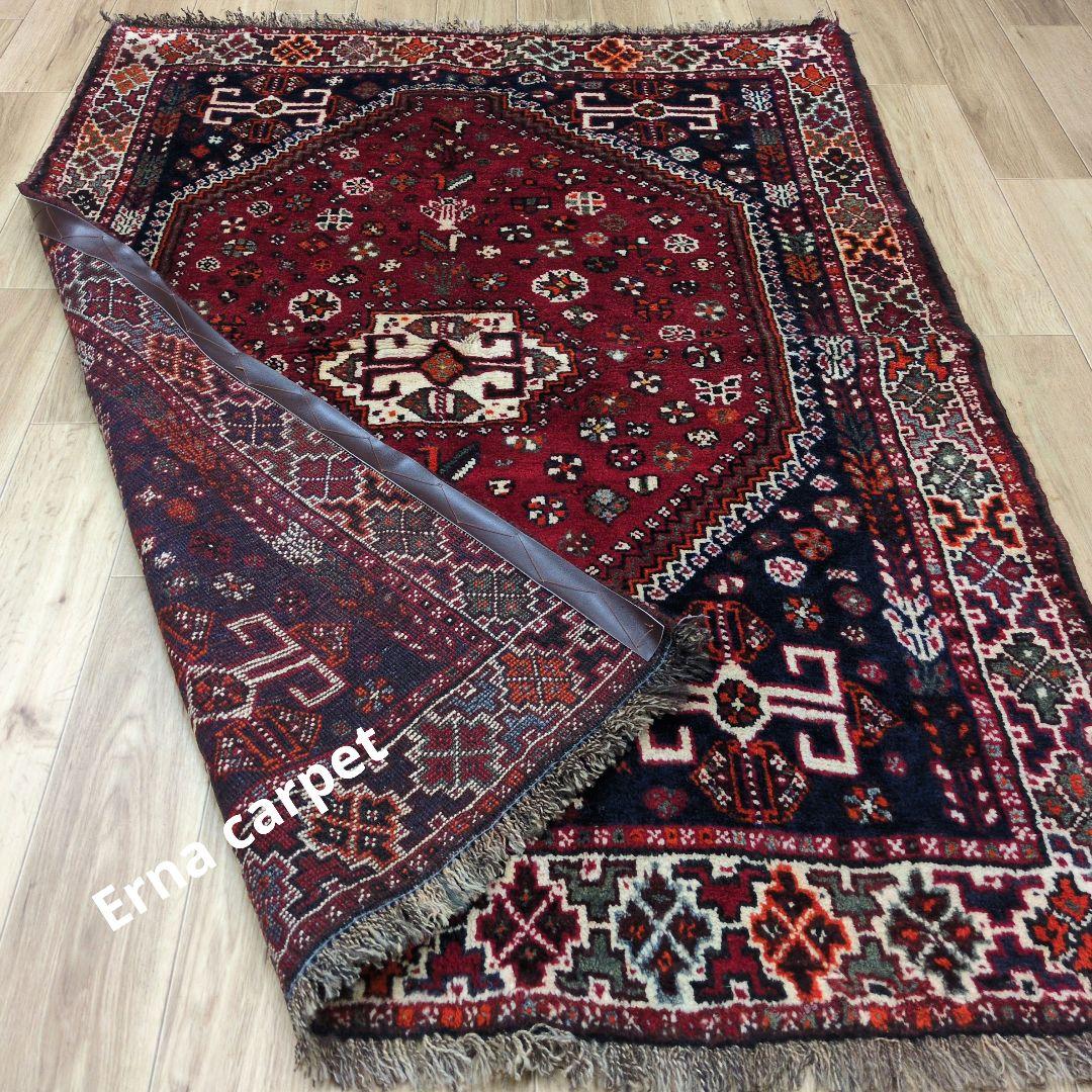 ペルシャ絨毯　シ－ラーズ産 162x116 クリーニング済 shiraz