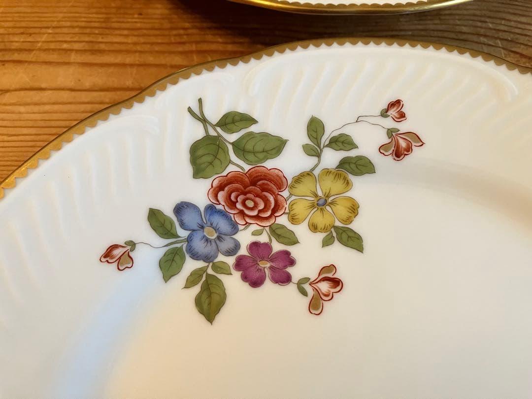 ジノリ　オータムフラワー　21デザートプレート×6