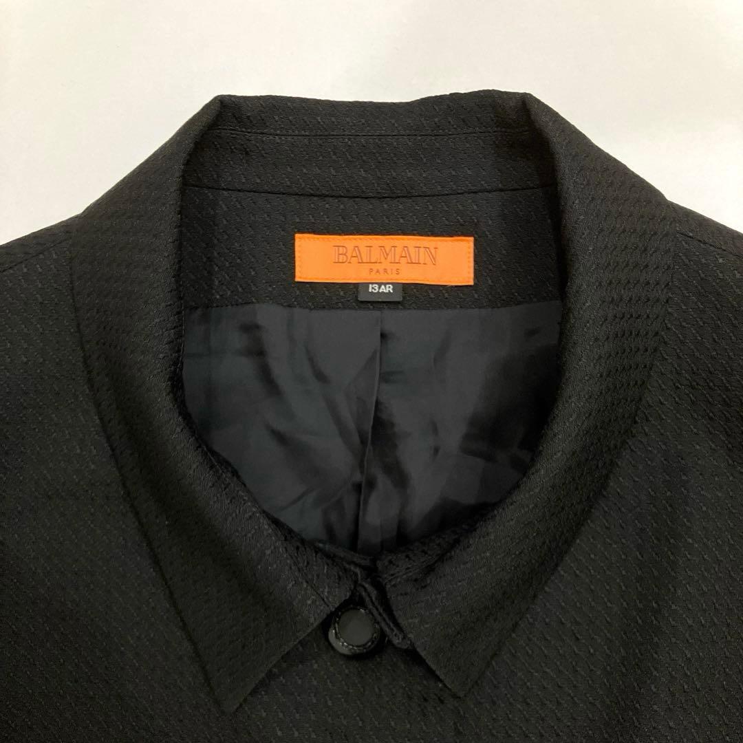 BALMAIN PARIS ブラック ジャケット フォーマル 冠婚葬祭 日本製