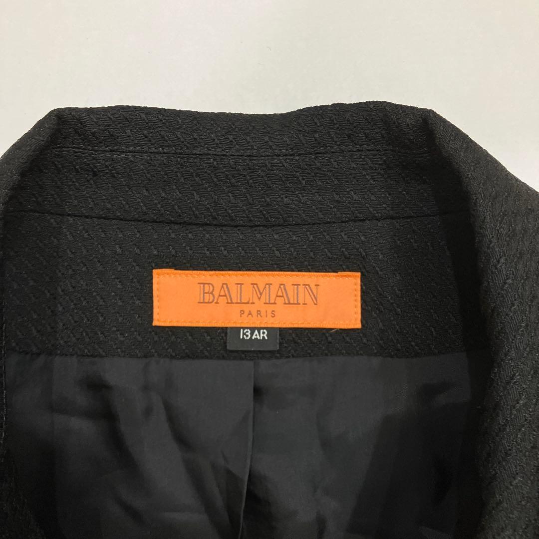 BALMAIN PARIS ブラック ジャケット フォーマル 冠婚葬祭 日本製