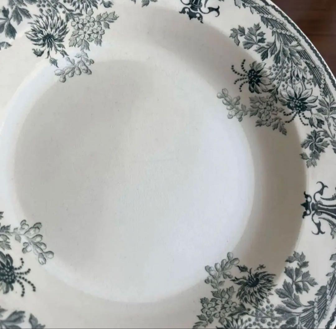 フランスアンティーク ♧ サルグミンヌ ♧ モリエール 24cm 深皿①