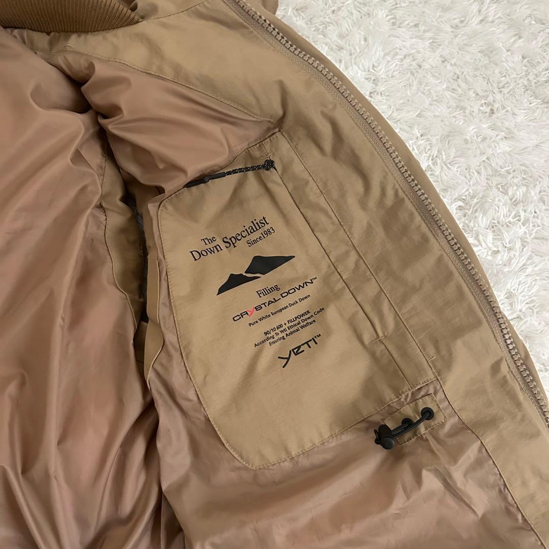 yeti BL DWN LNG VST ノースリーブダウンコート　ロング　ベスト