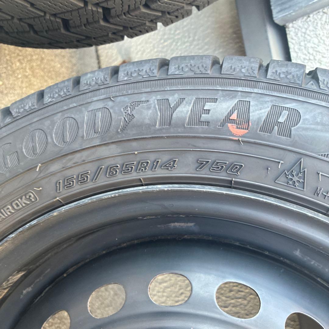 GOODYEAR スタッドレスタイヤ 155/65R14