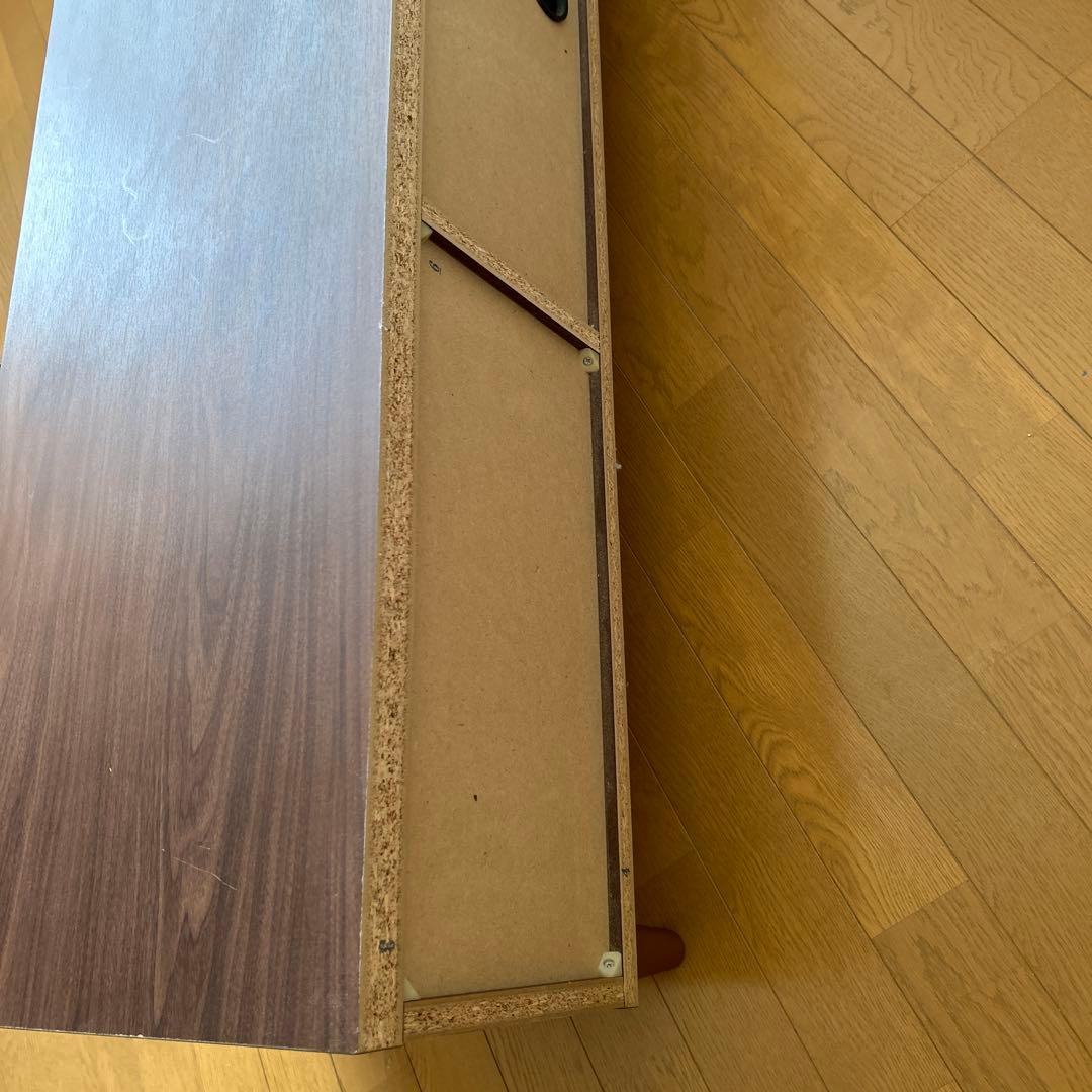 ニトリ/ローボード/シンプルモダン/テレビ台/ダークブラウン