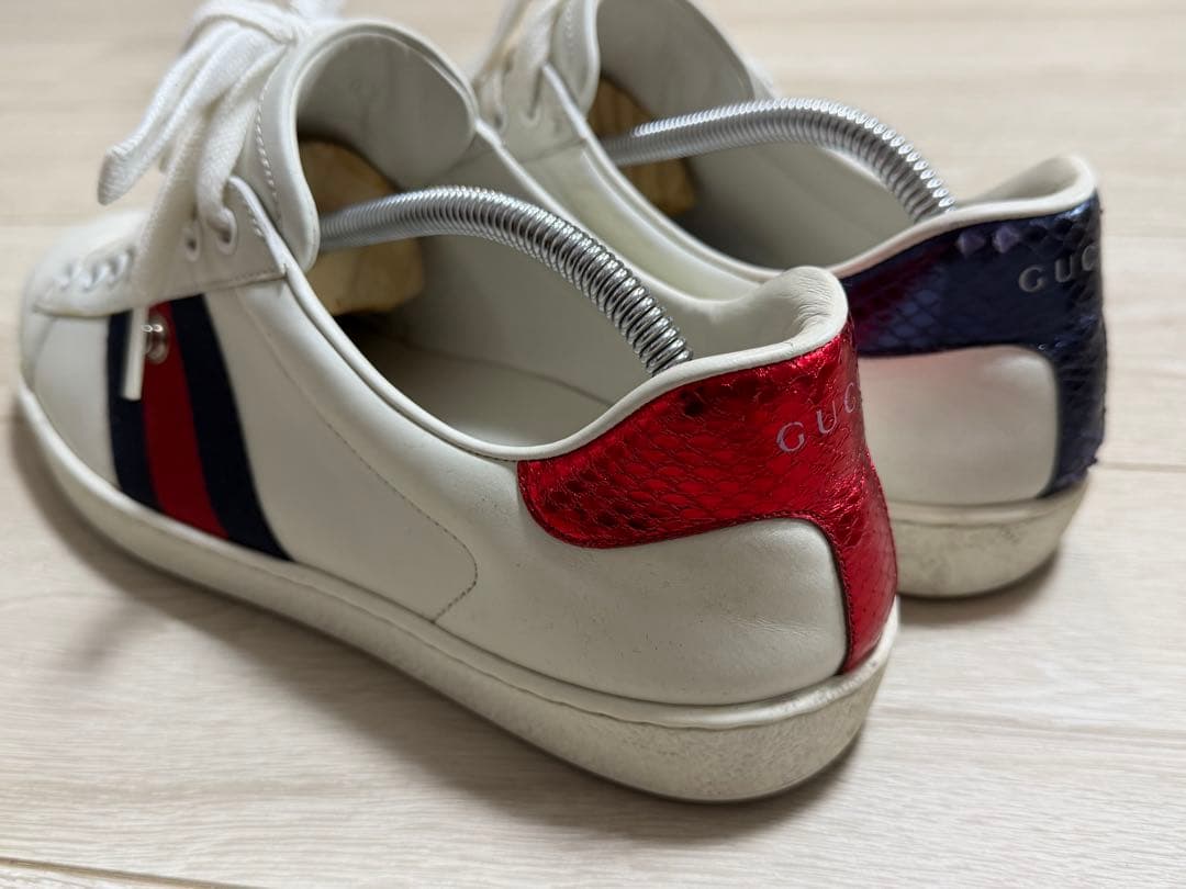 GUCCI メンズスニーカー　エース　9 2/1サイズ(27.5cm)