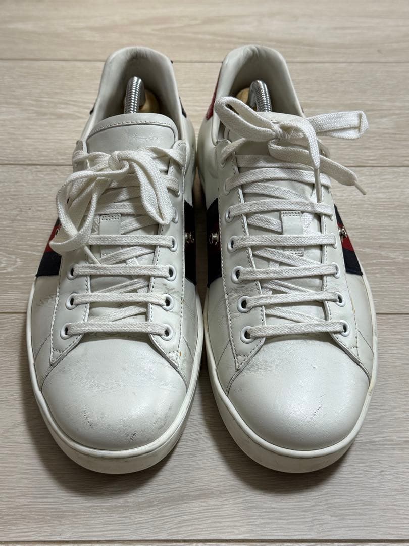 GUCCI メンズスニーカー　エース　9 2/1サイズ(27.5cm)