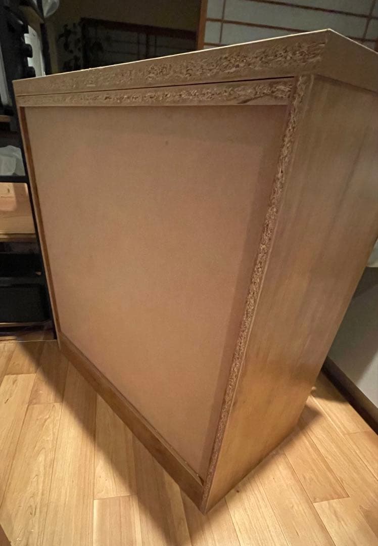 引っ越し処分！大川家具キッチンカウンターオープンタイプ Cube series