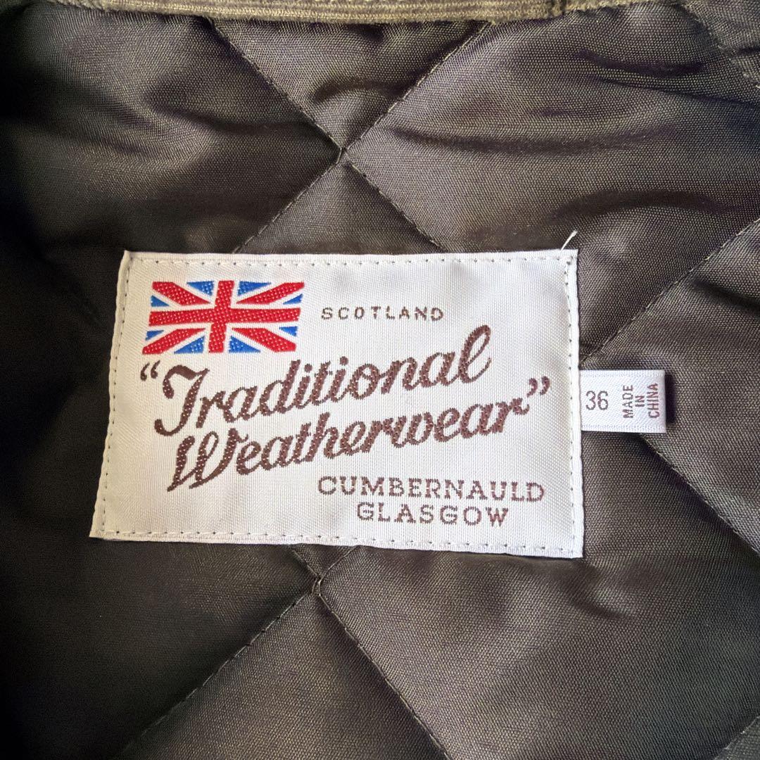 美品 トラディショナルウェザーウェア アークリー 36 キルティング コート