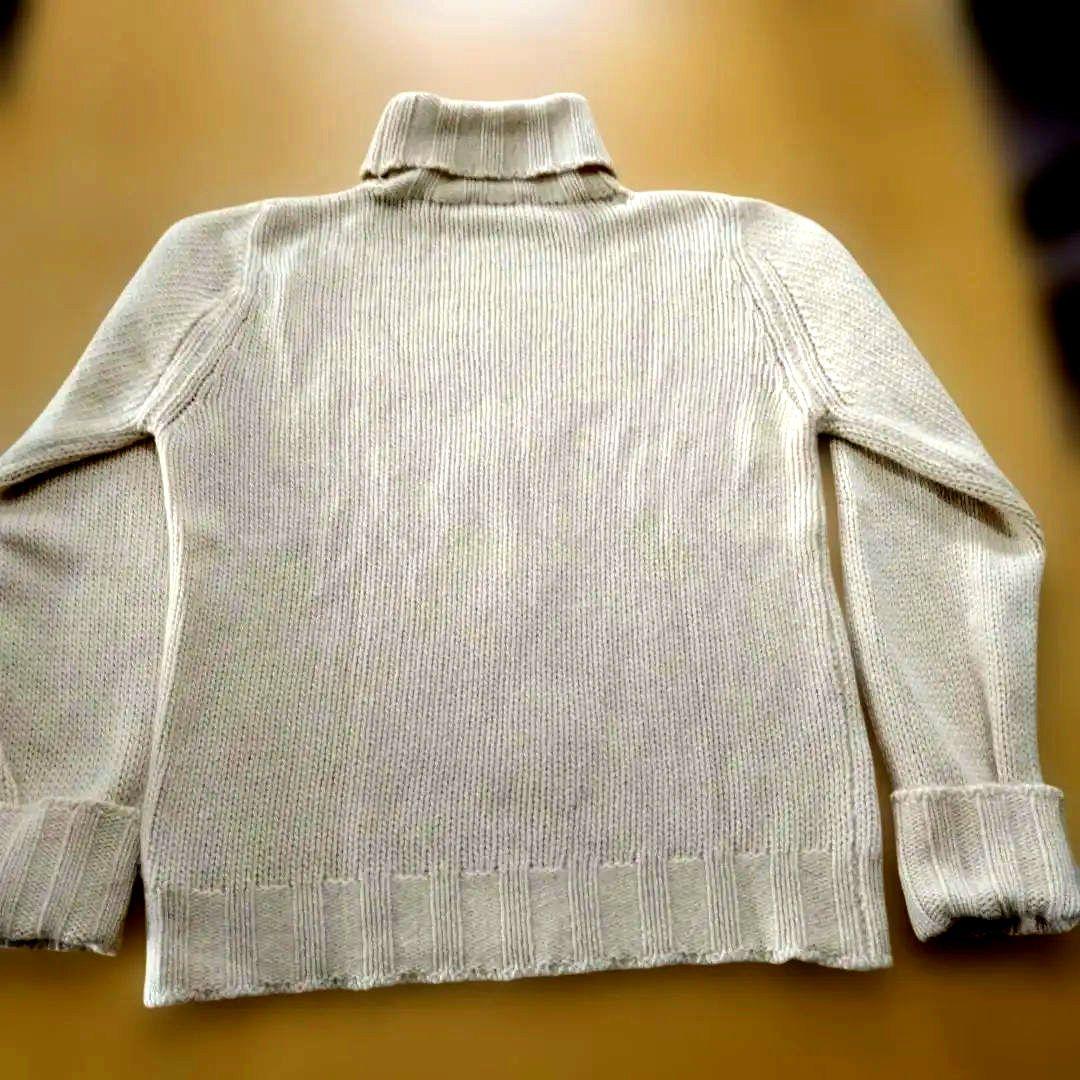 カシミヤ最高峰★Barrie Scotlandスコットランドバリーの厚手セーター