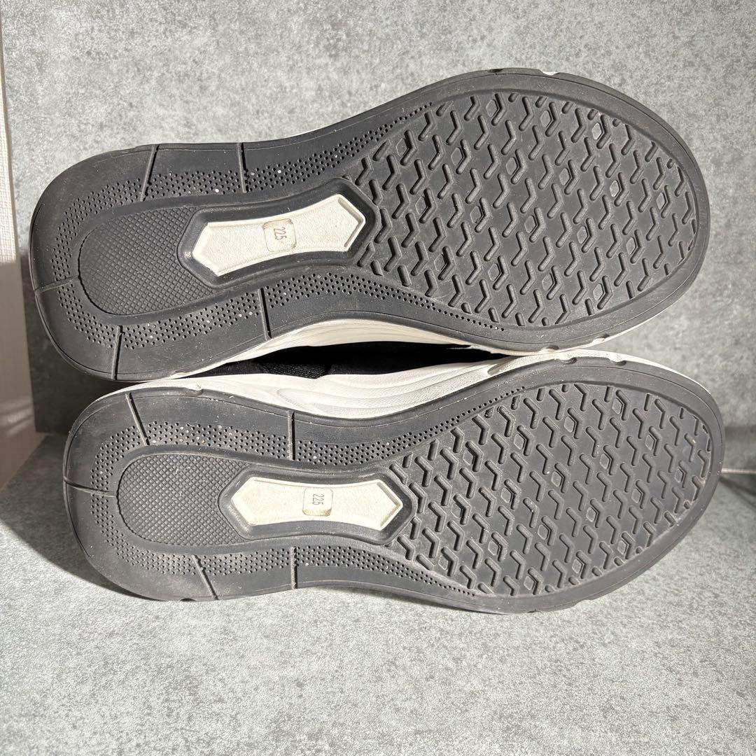 【極美品】プラスダイアナ ニットソックススニーカー クリスタルバックル 22.5