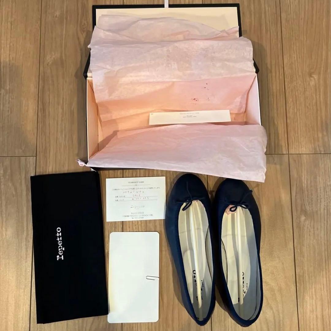 repetto バエレシューズ　ネイビー　37.5
