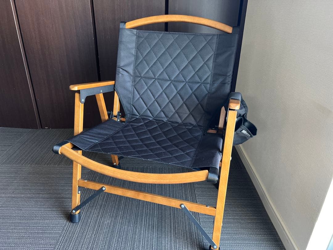 WAQ Folding Wood Chair ブラック