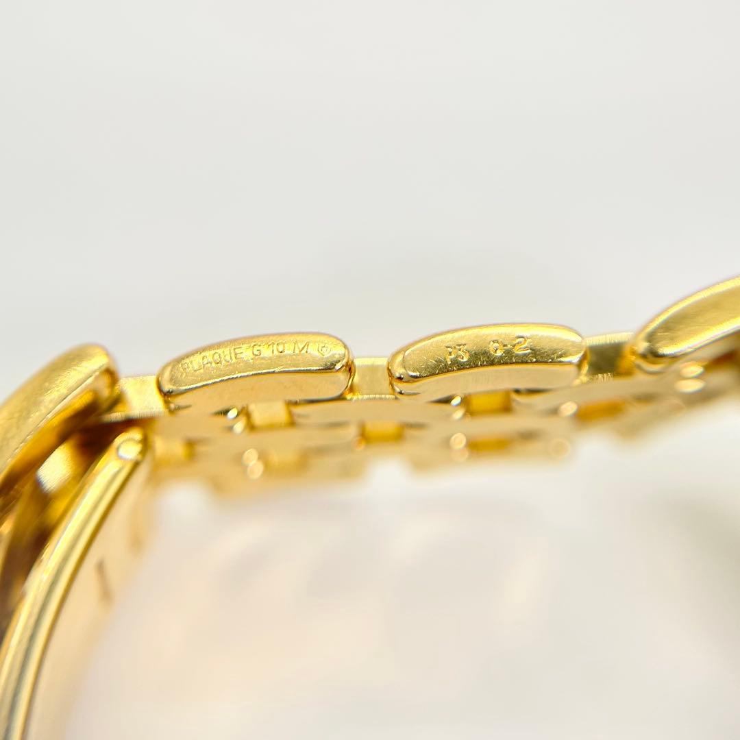 Christian Dior バギラ ブラックダイアル 金コーティング 腕時計