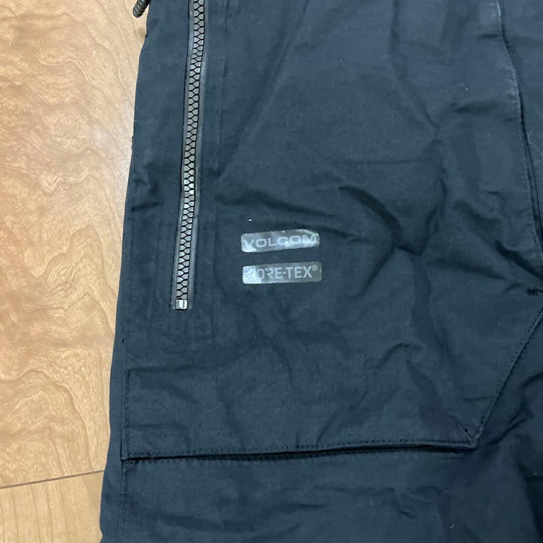 VOLCOM GORE-TEX ブラック ビブパンツ XL