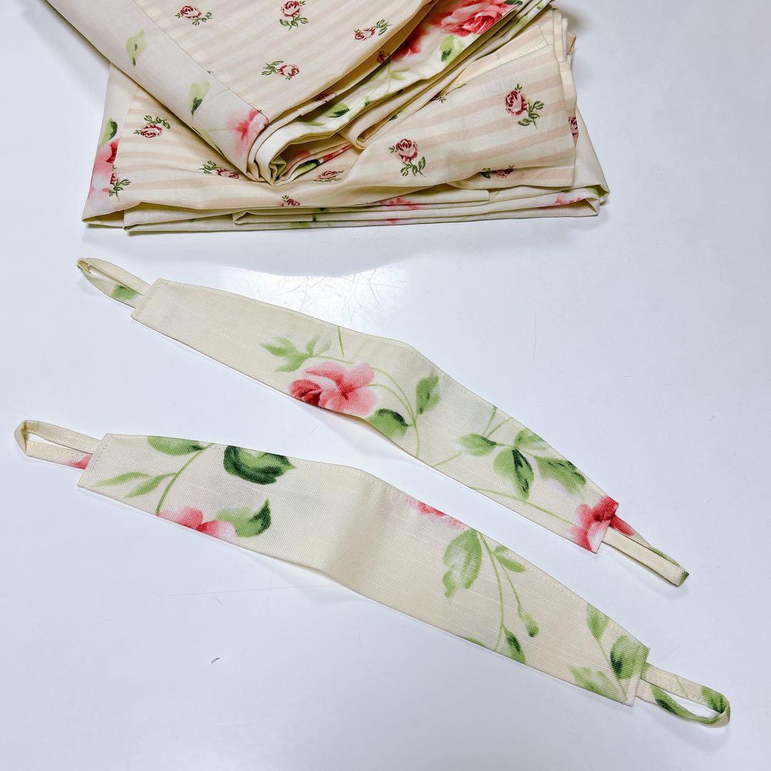 LAURA ASHLEY カーテン100×200 ２枚 ローラアシュレイ/イマン