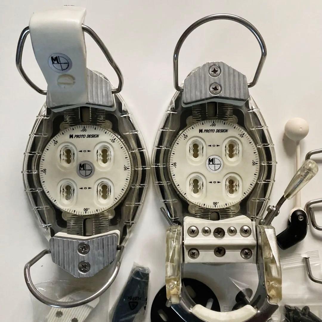【現品限り】Mプロトデザイン アルペン スノーボード ステップイン バイン