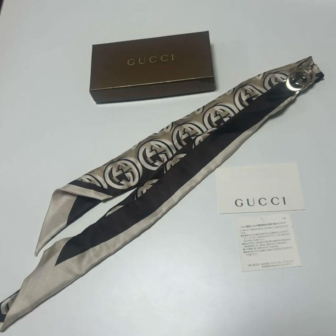 お値下げ♡GUCCIシルクスカーフ