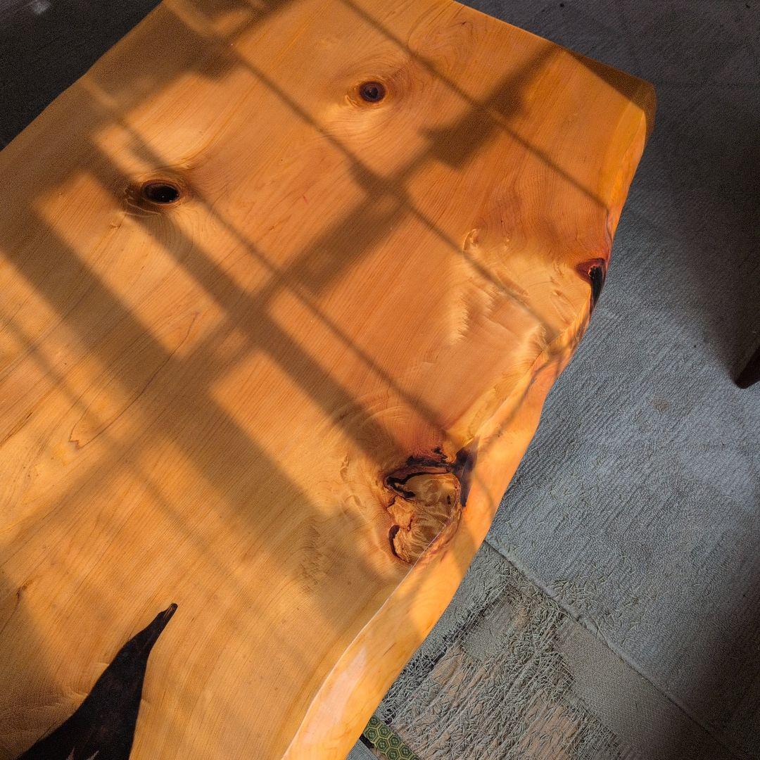 ケヤキ　一枚板　無垢　テーブル　板　　　天板