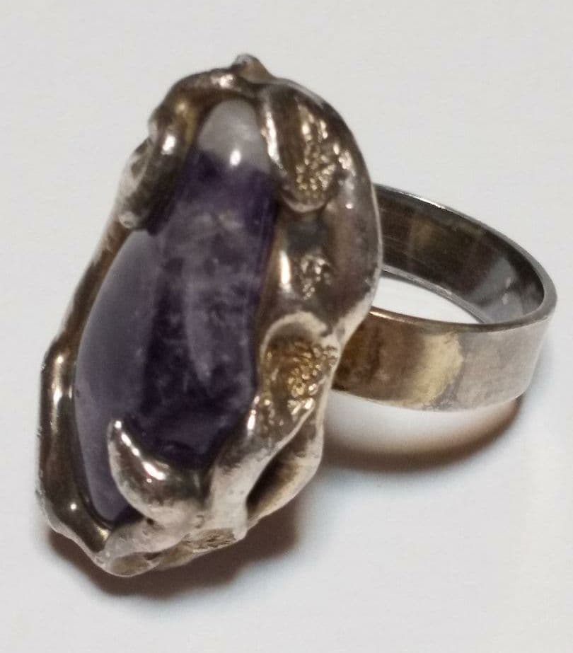 指輪　リング　作家物　海外アーティスト　刻印あり　ユニセックス　フリーサイズ