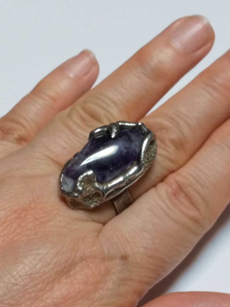 指輪　リング　作家物　海外アーティスト　刻印あり　ユニセックス　フリーサイズ