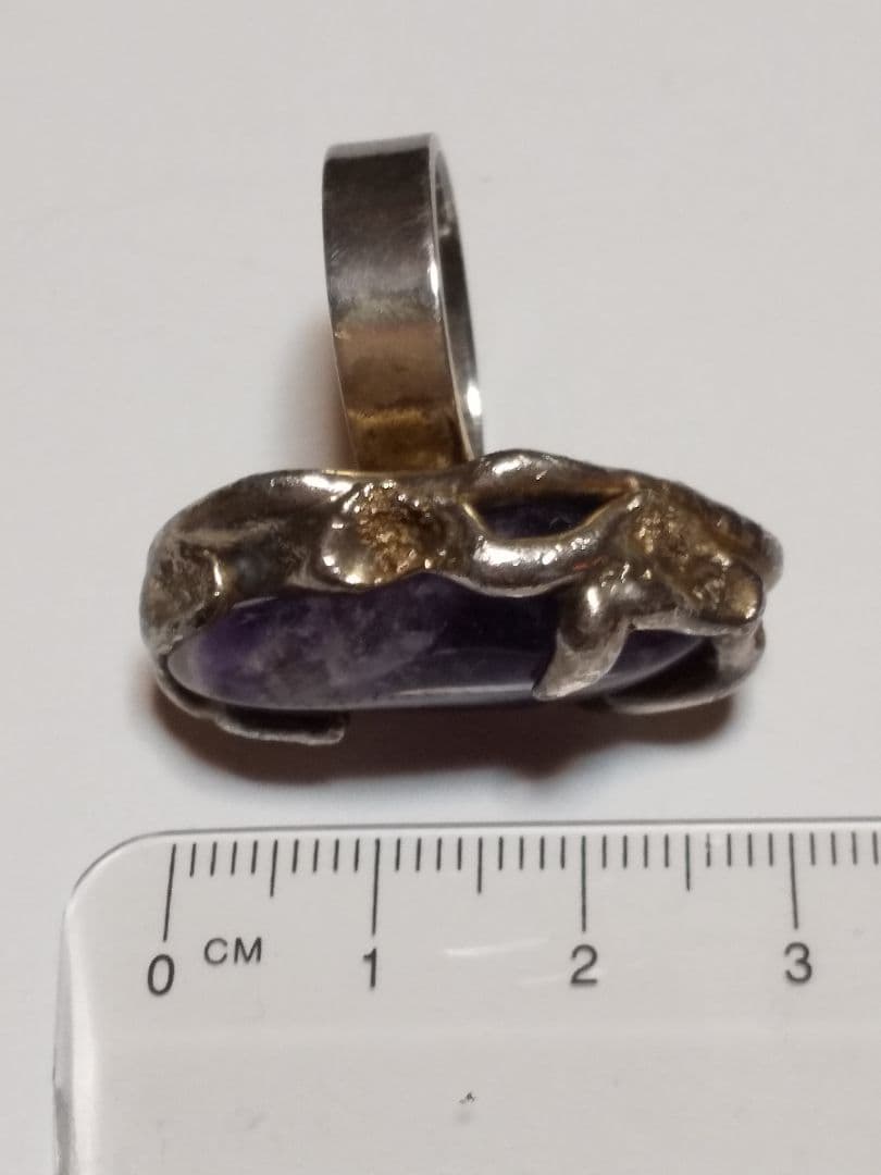 指輪　リング　作家物　海外アーティスト　刻印あり　ユニセックス　フリーサイズ