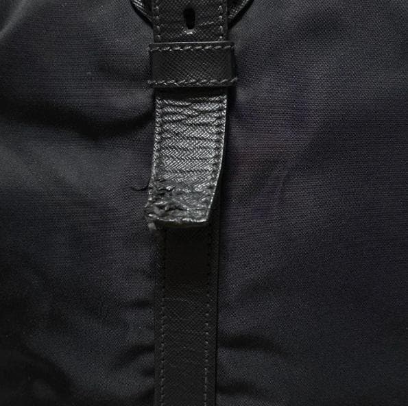 プラダ　三角ロゴブラック　ロゴベルト2way ショルダー