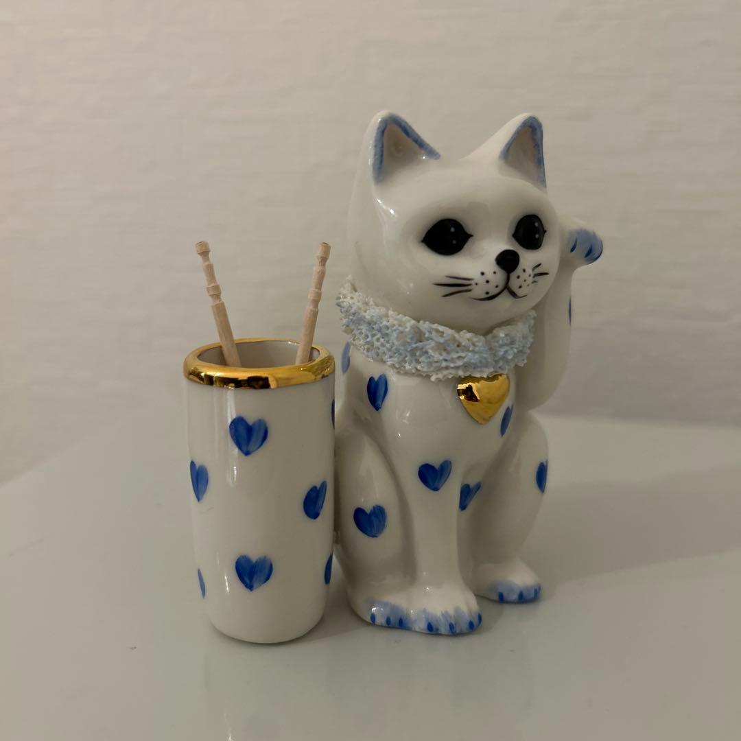 アイリッシュドレスデン 楊枝入れ ハッピーキャット