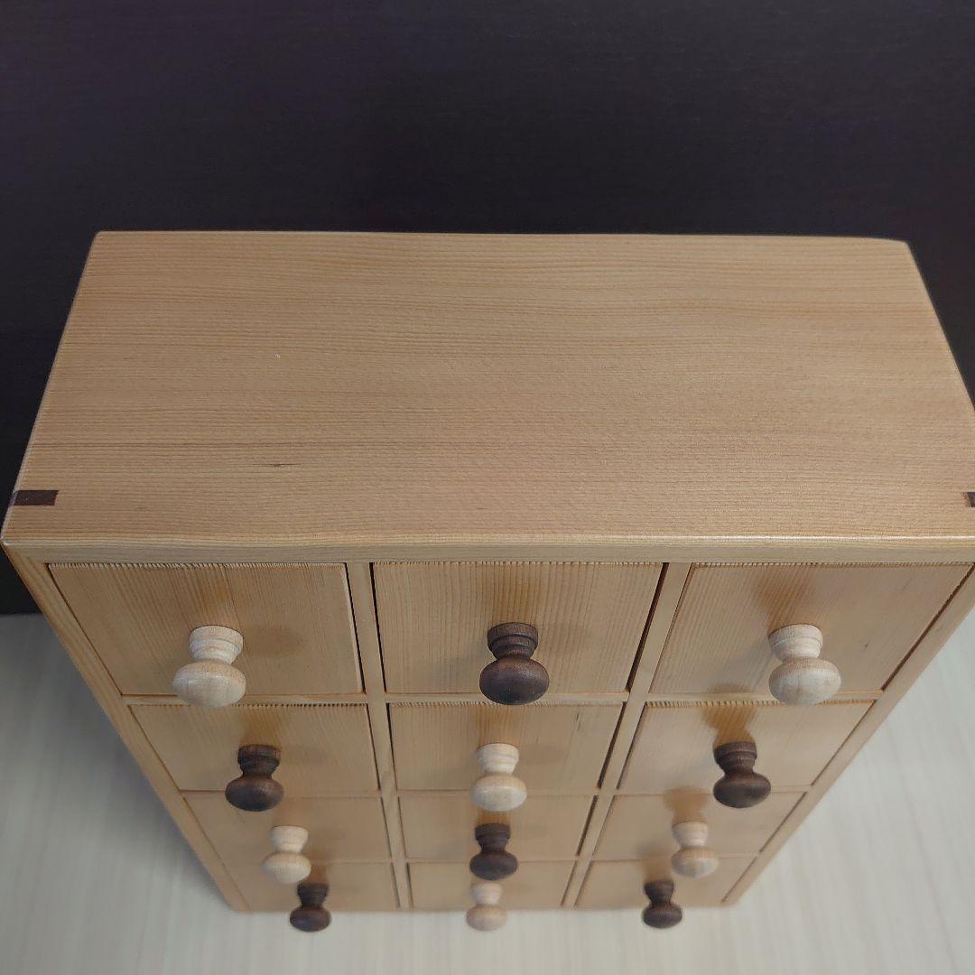 【傷あり】木製 小物入れ 引き出し 収納 カスタマイズ ハンドメイド