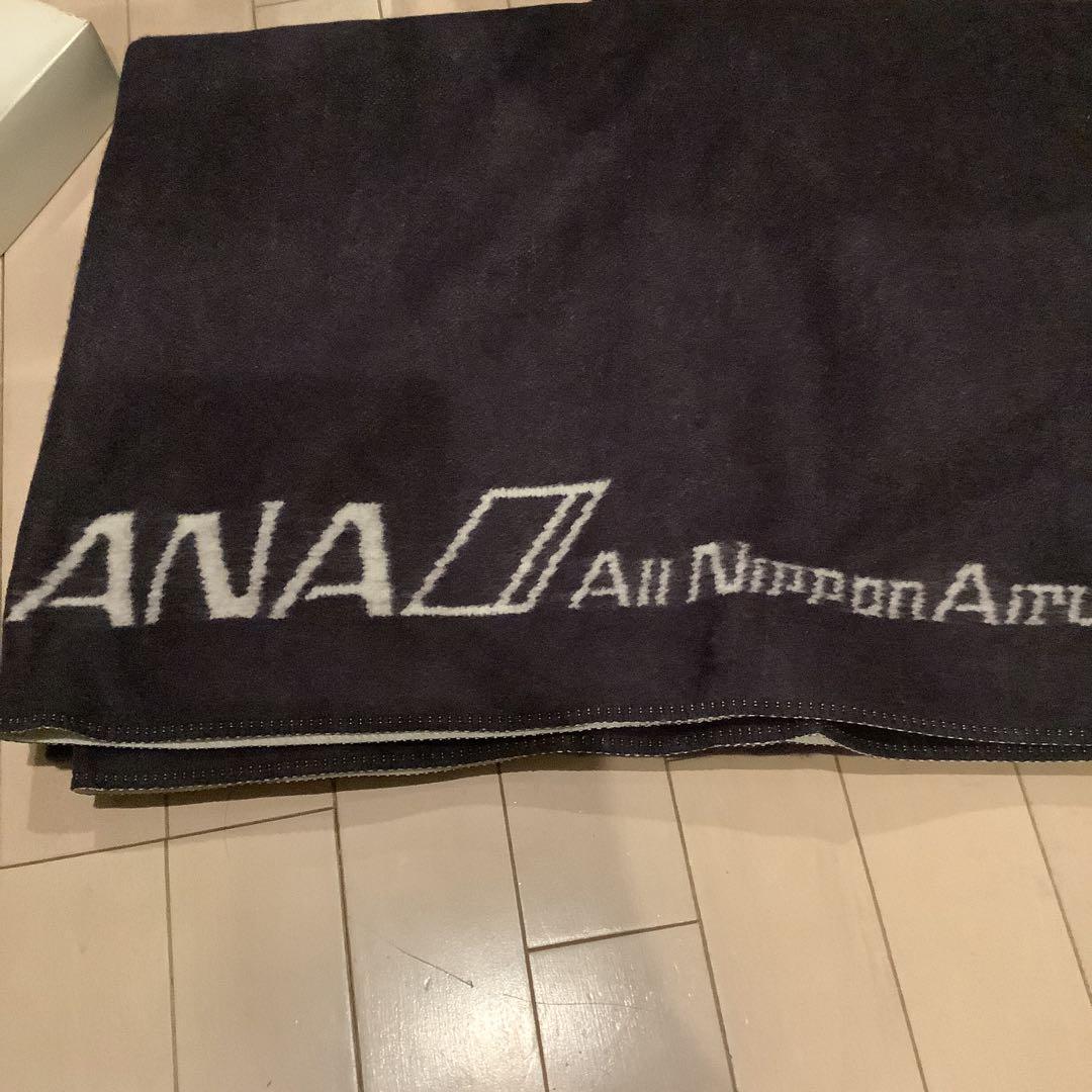 希少 非売品 未使用 ANA 全日空 ブランケット 日本製 高島屋 記念品