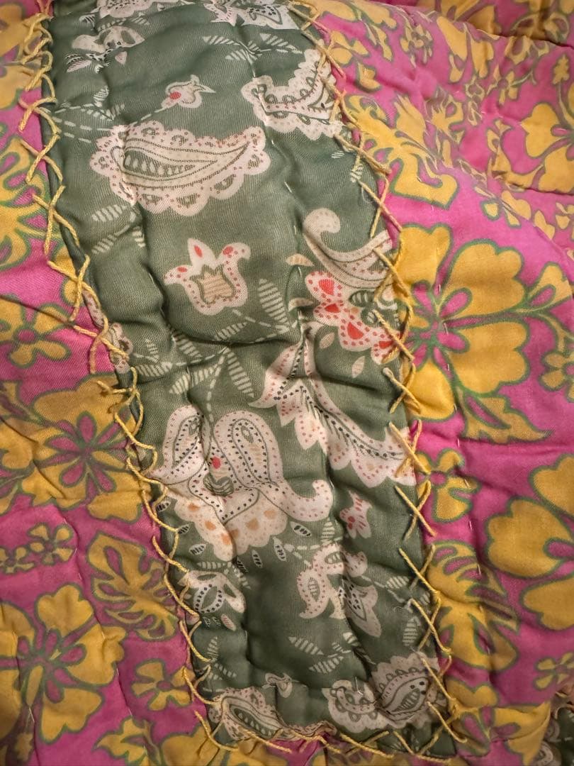 ハワイアンキルトベッドスプレッド　 ハワイ購入