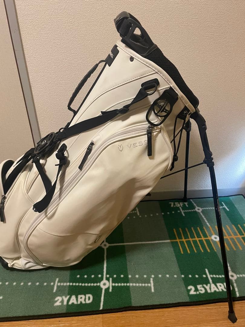 Vessel ホワイト スタンドバッグ/キャデバッグ