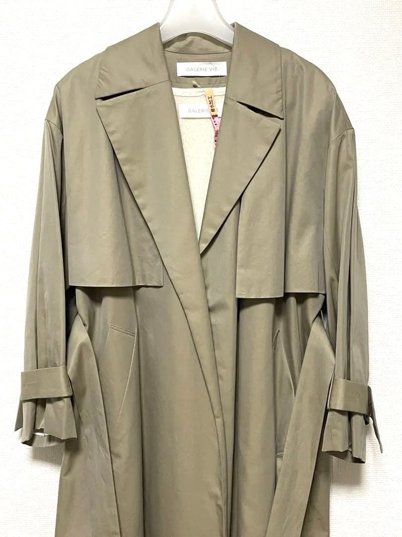 GALERIE VIE コットンギャバジン トレンチコート　一度着用