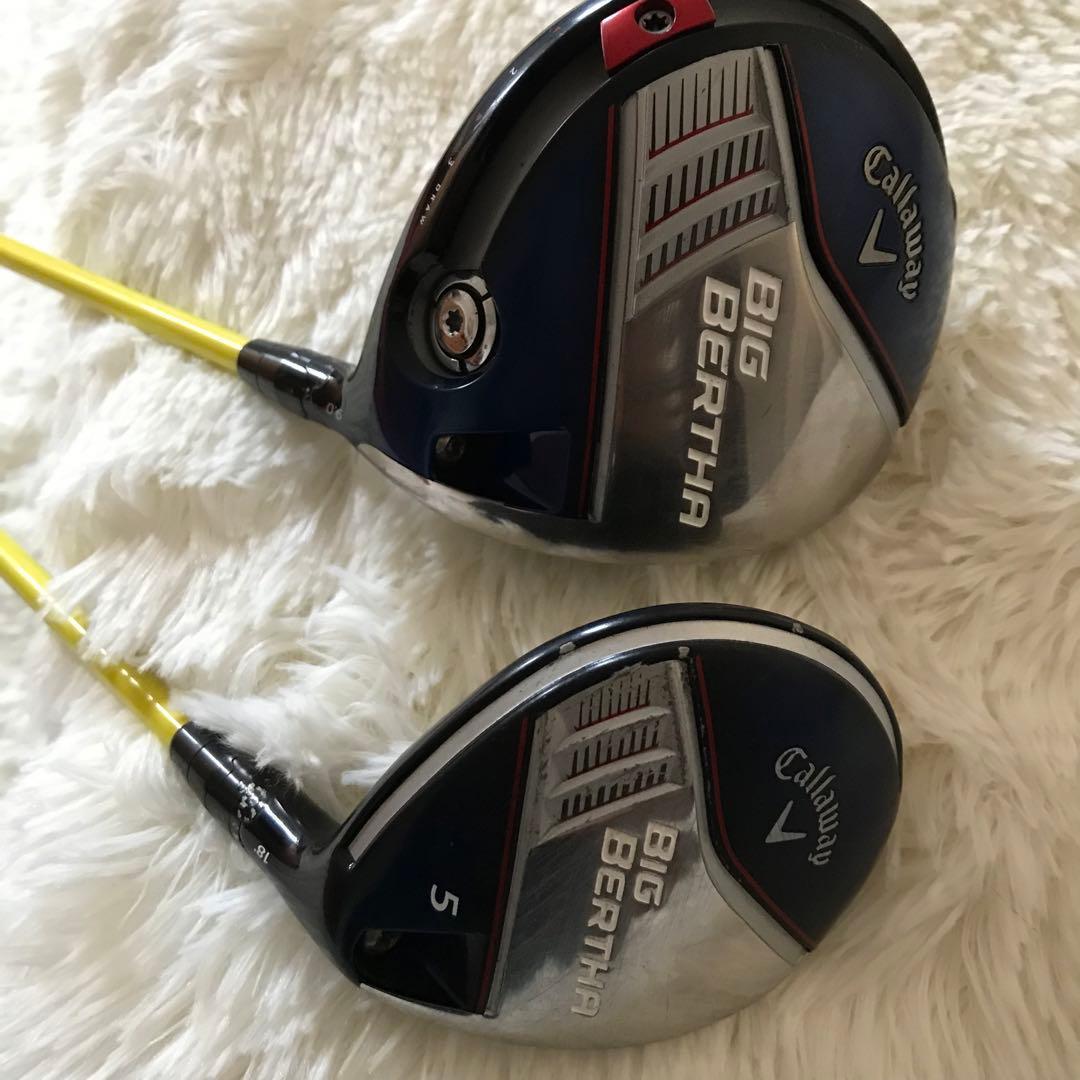★Callawayキャロウェイ ビッグバーサ　W/1 9° FW ♯5 2本